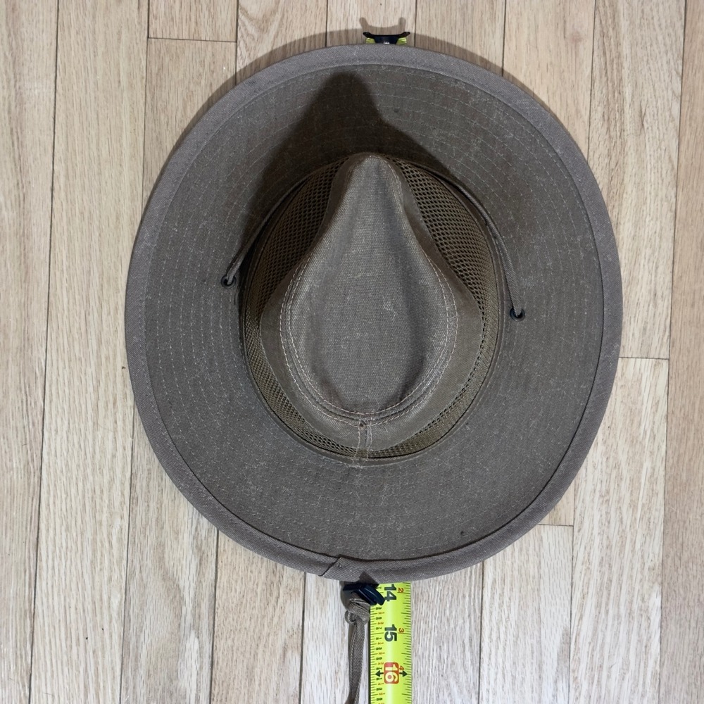 Mens Outdoor Safari Boonie‎ Hat Sun Protection Mesh Ventilation Drawstring - Picture 2 of 8